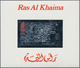 Ras Al Khaima: 1968/1972, GOLD/SILVER ISSUES, U/m Assortment Of 36 Stamps And 24 Souvenir Sheets, In - Ra's Al-Chaima