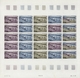 Delcampe - St. Pierre Und Miquelon: 1969/1975, IMPERFORATE COLOUR PROOFS, MNH Collection Of 49 Complete Sheets - Otros & Sin Clasificación