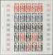 St. Pierre Und Miquelon: 1970, Expo Osaka, 34fr. And 85fr., Two Imperforate Colour Proof Sheets Of 2 - Otros & Sin Clasificación