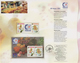 Delcampe - Singapur: 1991/1995, Stamp Exhibition SINGAPORE '95 ("Orchids"), Lot Of 88 Presentation Folders With - Singapur (...-1959)