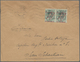 Spanisch-Marokko: 1920, 6 Envelopes Cancelled TETUAN, All Franked With Bisected Stamps Addressed To - Marruecos Español