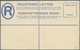 Südafrika - Ganzsachen: 1913/1961 (ca.), Collection With 21 Different REGISTERED LETTERS Incl. Diffe - Otros & Sin Clasificación