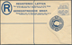 Südafrika - Ganzsachen: 1913/1961 (ca.), Collection With 21 Different REGISTERED LETTERS Incl. Diffe - Otros & Sin Clasificación