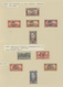 Delcampe - Syrien: 1920-50, Collection On Old Album Leaves Starting Early French Overprinted Issues, Few Sheets - Syria