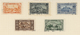 Delcampe - Syrien: 1920-50, Collection On Old Album Leaves Starting Early French Overprinted Issues, Few Sheets - Siria