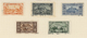 Delcampe - Syrien: 1920-50, Collection On Old Album Leaves Starting Early French Overprinted Issues, Few Sheets - Syria