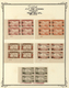 Delcampe - Syrien: 1942/1953, Specialised Mint Collection On Album Pages, Showing Blocks Of Four, Plate Blocks, - Siria