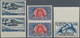 Tunesien: 1953/1961, Almost Exclusively U/m Accumulation Of Apprx. 330 IMPERFORATE Stamps, Mainly Fr - Nuevos