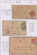 Zanzibar: 1868-1922 Collection Of 8 Postal Stationery Items, 4 Covers And 16 Stamps All Used On Zanz - Zanzibar (...-1963)