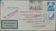 Alle Welt: 1889/1936, Lot Of 32 Covers/cards, Comprising E.g. Straits Settlements Perfin, Nice Airma - Sammlungen (ohne Album)