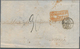 Karibik: 1850/1859, British P.O., Group Of Five Lettersheets From HAVANNA/CUBA (4) Resp. SAN JUAN/PU - Otros - América