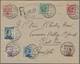 Italienische Kolonien: 1912/1913, Aegean Islands/Levant/Libya, Lot Of 14 Envelopes (partly Shortened - Amtliche Ausgaben