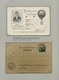 Delcampe - Ballonpost: 1897/1957, Collection Of 78 Covers/cards On Written Up Album Pages, Comprising E.g. GERM - Montgolfier