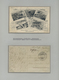 Delcampe - Ballonpost: 1897/1957, Collection Of 78 Covers/cards On Written Up Album Pages, Comprising E.g. GERM - Montgolfier