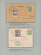 Delcampe - Ballonpost: 1897/1957, Collection Of 78 Covers/cards On Written Up Album Pages, Comprising E.g. GERM - Airships