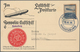 Zeppelinpost Deutschland: Collection Of Over 100 Zeppelin Items, Around 70 Flown Covers And 33 Schue - Airmail & Zeppelin