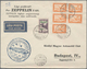 Zeppelinpost Europa: 1931, Trip To Hungary, Lot Of Four Entires: Two Cards With 1p., Cover With 2p. - Altri - Europa