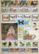 Thematik: Tiere-Schmetterlinge / Animals-butterflies: 1960 - 2000 (ca.), Comprehensive, Mostly Stamp - Mariposas