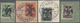 Albanien: 1913, Double Headed Eagle Overprints, Lot Of Four Stamps Used On Piece: 10pa. Green, 20pa. - Albanien