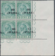 Albanien: 1914, Skanderbeg 5q. Blue-green/green Surch. ‚10 / PARA‘ In A Lot With Approx. 1.500 Stamp - Albanien