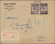 Delcampe - Albanien: 1914/1942, Lot Of Seven Covers/cards, E.g. Swiss Reply Card Commercially Used From Durrazz - Albania