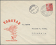 Delcampe - Dänemark - Färöer: 1939/1942, Lot Of Six Entires Mainly WWII Period, Incl. Three Covers Bearing Over - Islas Faeroes