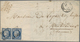 Frankreich: 1851/1862, Lot Of 15 Letters With Frankings Ceres And (mainly) Empire Nd, Also To Foreig - Colecciones Completas
