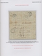 Französische Post In Der Levante: 1848/1909, Extraordinary Exhibit On Ten Album Pages, Comprising 14 - Other & Unclassified