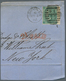 Großbritannien: 1865/1869, Assortment Of 74 Fronts/large Fragments Each Franked With 84 Copies 1s. G - Sonstige & Ohne Zuordnung