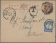 Großbritannien: 1868/1971 (ca.), Lot Of 46 Covers/cards, Incl. Uprated Stationeries, Field Post, Ret - Otros & Sin Clasificación