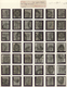 Großbritannien: 1874/1878, 6d. Grey Wm Spray, Assortment Of 135 Used Stamps: Plate 13 (84), Plate 15 - Sonstige & Ohne Zuordnung