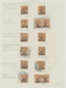 Britische Post In Der Türkei: 1921/22: Sepcialised Collection Of Shades And Cancelations, Written-up - Sonstige & Ohne Zuordnung