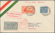 Delcampe - Italien: 1927/1940, AIRMAIL, Lot Of Eight Flight Covers/cards, Mainly First/special Flights: 1.2.192 - Colecciones