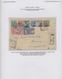 Italienische Post In Der Levante: 1908/1914, Exhibit On Five Album Pages, Comprising Seven Covers/ca - Emisiones Generales