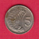 CAYMAN ISLANDS  5 CENTS 1977 (KM # 2) #5400 - Kaimaninseln