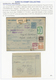 Delcampe - Jugoslawien: 1918/1948, Collection Of 47 Better Covers/cards Mounted On Written Up Album Pages, Show - Lettres & Documents