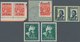 Jugoslawien: 1943/1956, Specialised Assortment On Retail Cards, Comprising Definitives And Commemora - Lettres & Documents