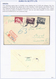 Delcampe - Kroatien: 1941/1944, Collection Of 40 (mainly Commercial) Covers On Written Up Album Pages, Comprisi - Kroatien