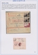 Delcampe - Kroatien: 1941/1945, Collection Of 48 Entires On Written Up Album Pages, Mainly Commercial Mail Incl - Croacia