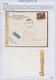 Delcampe - Kroatien: 1941/1945, Collection Of 48 Entires On Written Up Album Pages, Mainly Commercial Mail Incl - Croacia