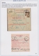 Delcampe - Kroatien: 1941/1945, Collection Of 48 Entires On Written Up Album Pages, Mainly Commercial Mail Incl - Croacia