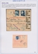 Delcampe - Kroatien: 1941/1945, Collection Of 48 Entires On Written Up Album Pages, Mainly Commercial Mail Incl - Croacia