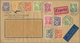 Lettland: 1937/1940, Lot Of 20 Airmail Covers/cards Mainly To Europe Resp. One To Rhodesia, In Addit - Letonia