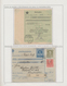 Liechtenstein: 1845/1928, Posten Mit über 40 Belegen, Dabei Vorphila, Recepissen, Österreich Vor- Un - Lotes/Colecciones