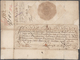 Österreich - Vorphilatelie: 1704/1843, Partie Von Fünf Besseren Dokumenten: 1712 Unterschrift Kaiser - ...-1850 Prefilatelía
