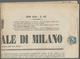Delcampe - Österreich: 1851, Konvolut Mit 10 Kompletten Zeitungen "GAZZETTA UFFICIALE DI MILANO" Aus Den Jahren - Verzamelingen