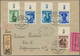 Delcampe - Österreich: 1890/1958 (ca.), Bestand Mit 40 Belegen Meist Briefe Und Ein Paar Ganzsachen Dabei Etlic - Colecciones