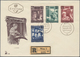 Delcampe - Österreich: 1890/1958 (ca.), Bestand Mit 40 Belegen Meist Briefe Und Ein Paar Ganzsachen Dabei Etlic - Colecciones