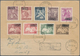 Polen: 1950/1951, Groszy-Overprints, Collection Of More Than 290 Covers And Many Used Stamps And Pie - Cartas & Documentos