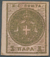 Serbien: 1866, Newspaper Stamps, Lot Of Eleven Unused Stamps: 1pa. Green (3) And 2pa. Red (8), Each - Serbia